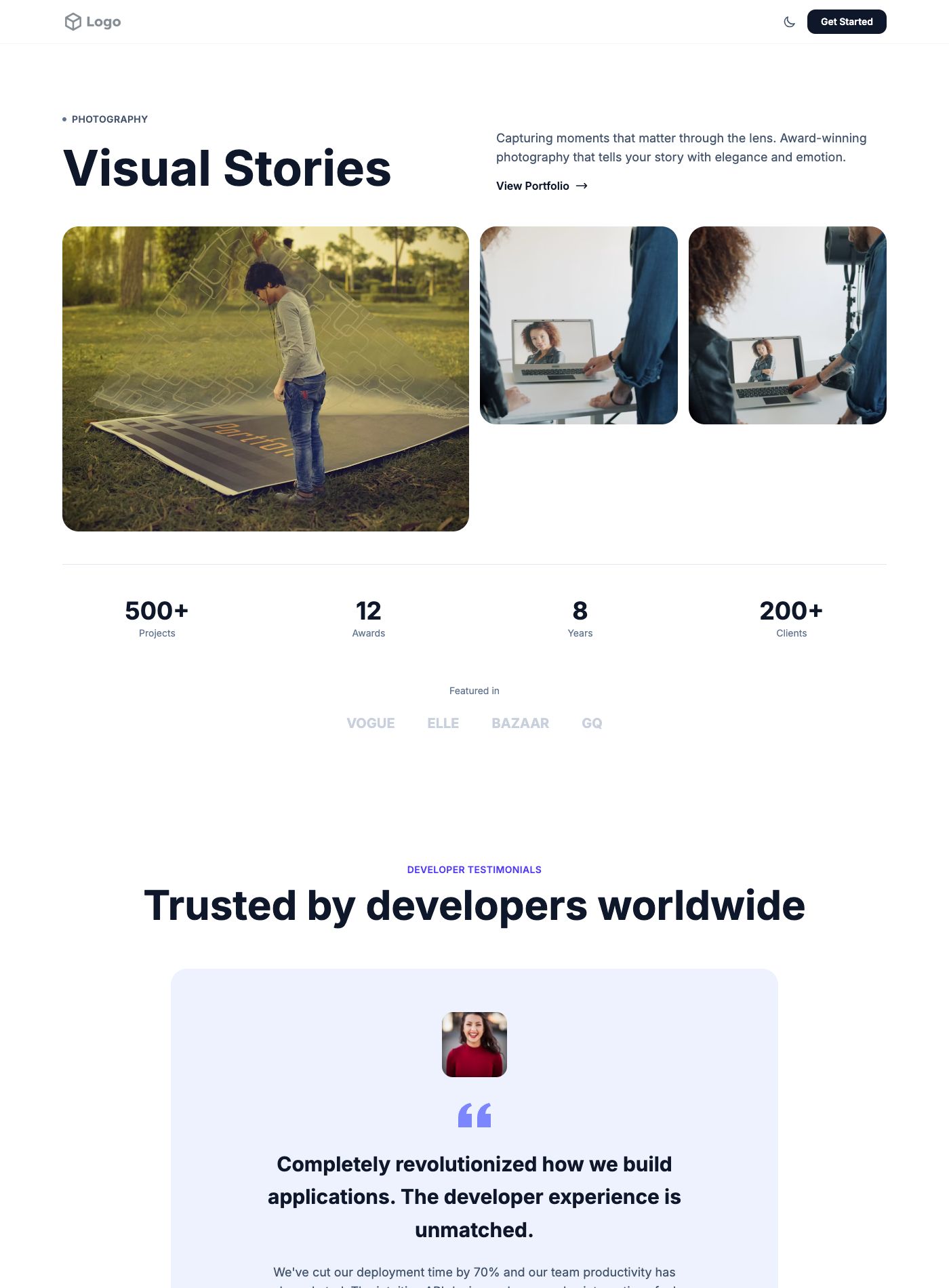 003 Dark Portfolio preview